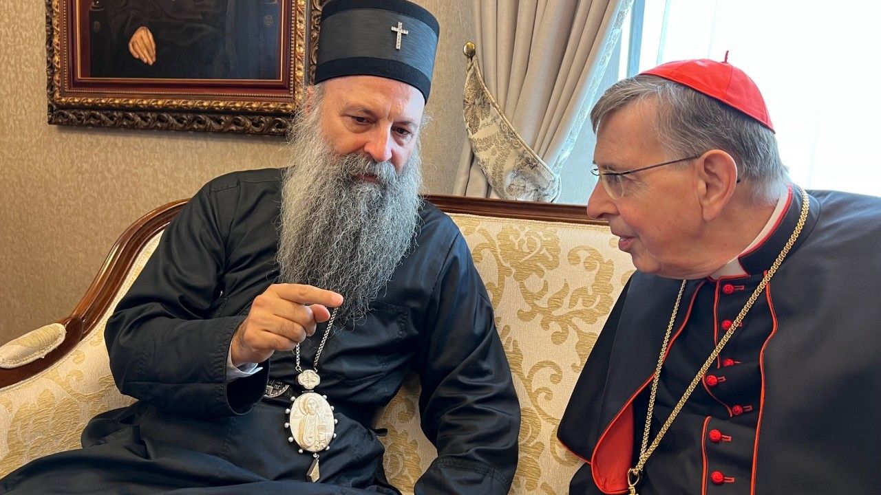 У Белграді відбулася зустріч кардинала Коха з Патріархом Сербської Православної Церкви Порфирієм - фото 102800