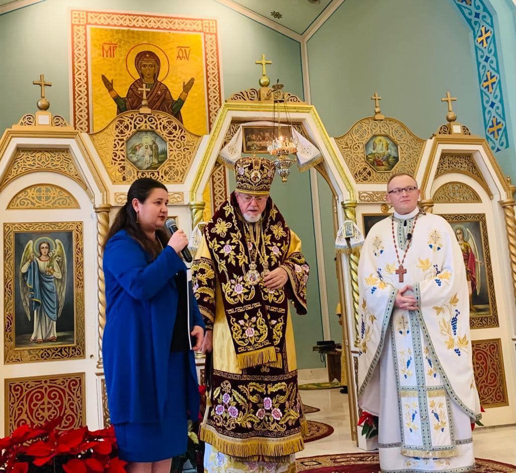 Посол України відвідала Літургію в українському православному соборі у Вашингтоні - фото 104579