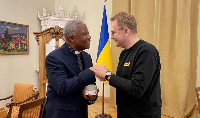 Archbishop Thabo Mcgoba of Cape Town paid an official visit to Lviv - фото 104894