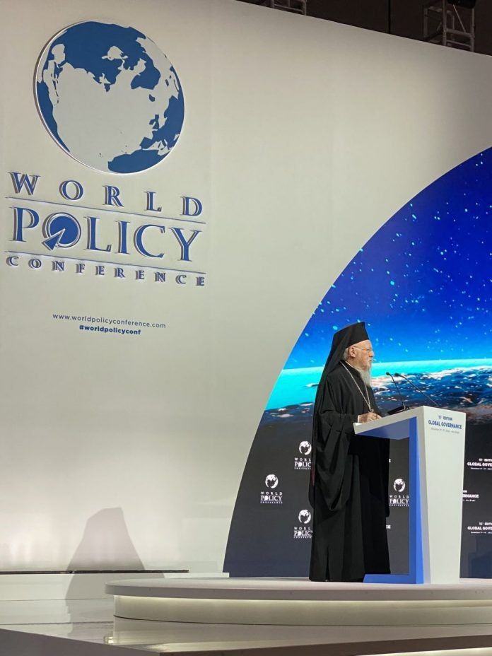 Виступ патріарха Варфоломія на конференції в Абу-Дабі - фото 105304
