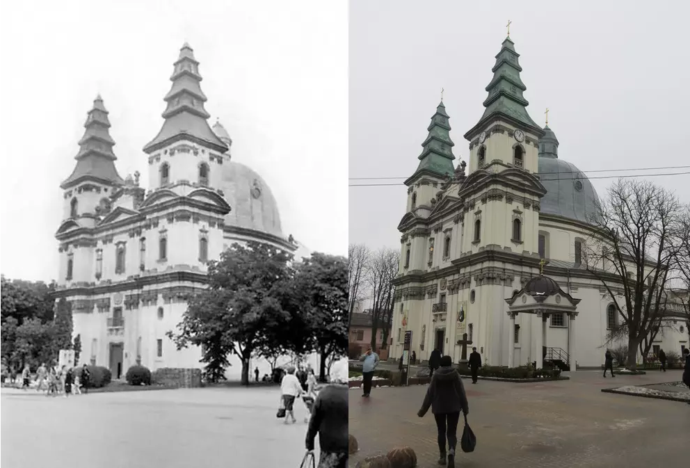 Так виглядала Катедра у 1991 році. З того часу її вигляд майже не змінився. Під час реконструкції встановили годинник. - фото 105898