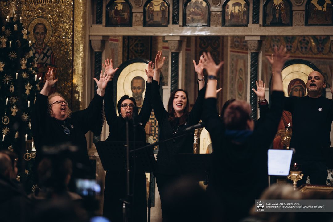 В соборі УГКЦ в Римі відбувся благодійний концерт відомого італійського хору для підтримки дітей війни - фото 106569