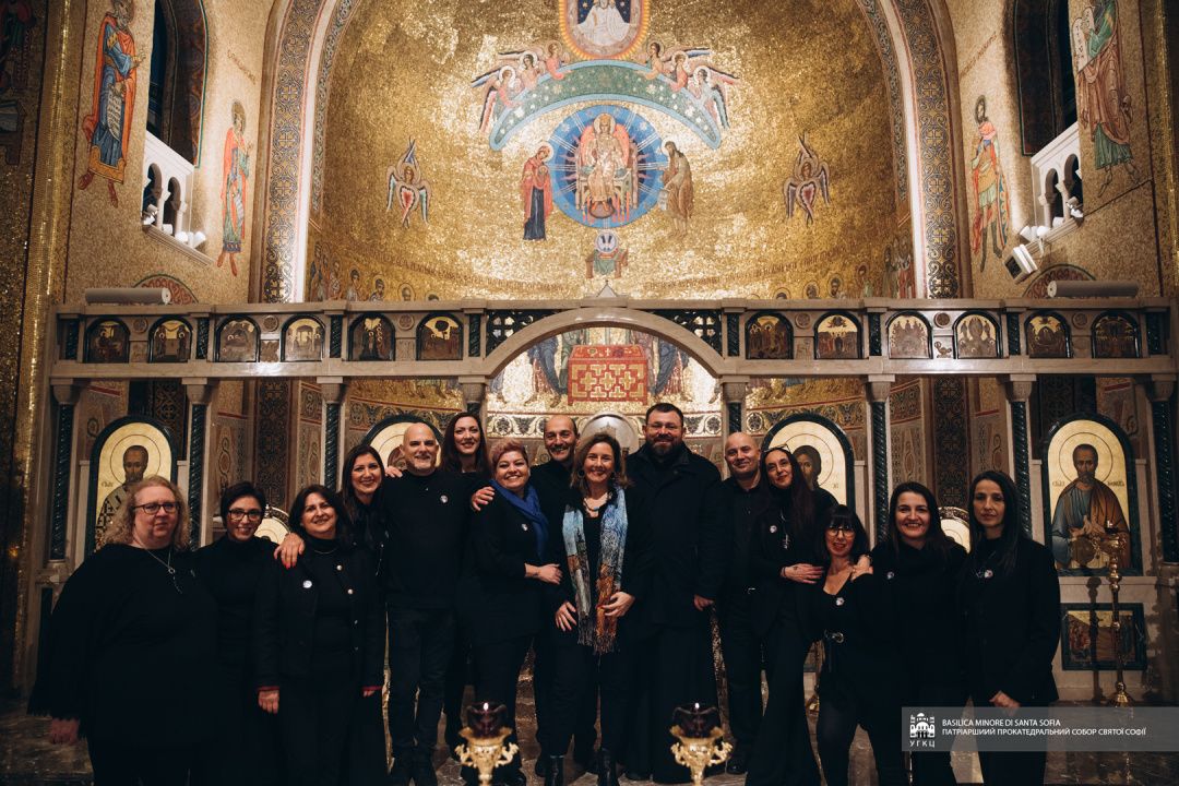 В соборі УГКЦ в Римі відбувся благодійний концерт відомого італійського хору для підтримки дітей війни - фото 106573
