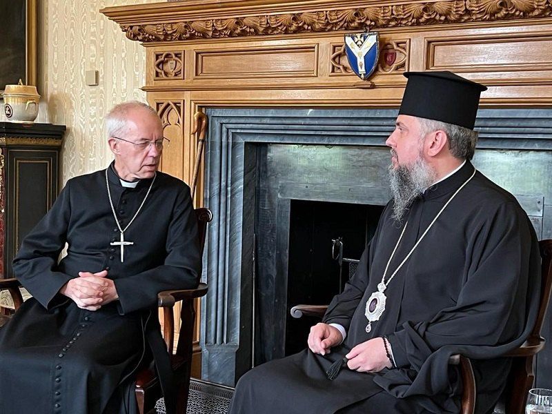 Зустріч з Архієпископом Кентерберійським Джастіном Уелбі. Лондон, 9 липня 2022 року - фото 108034