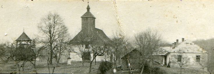 Панорама Боронявського василіянського монастиря Благовіщення Пресвятої Богородиці, фото 1947 року. - фото 109651