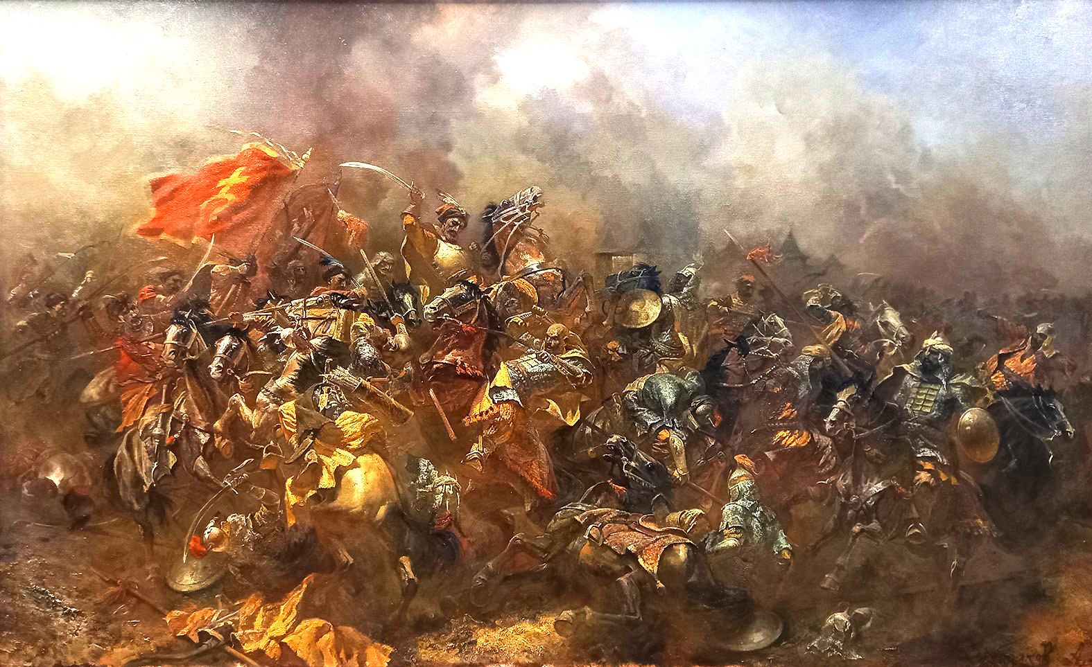 Гетьман Петро Конашевич-Сагайдачний у битві під Хотином, 1621 рік (картина А. Серебрякова, 2021 р.) - фото 110156