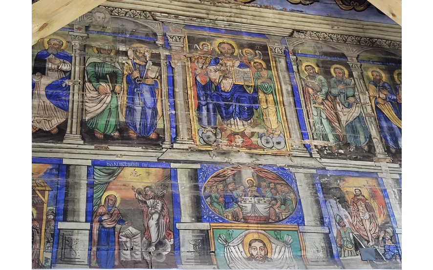 Розписи XVII-XVIII ст.ст. у церкві в Потеличах. Фото:  - фото 113418
