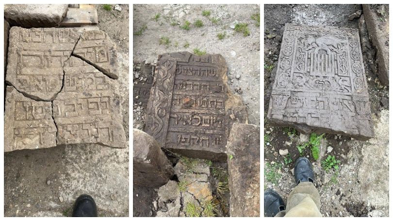 Історична знахідка у Снятині: 300 мацев з тротуару переносять на кладовище - фото 114497