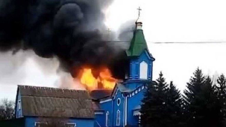 Храм св. Георгія в с. Завориці російські агресори обстріляли в перший день Великого посту 2022 р. - фото 115986