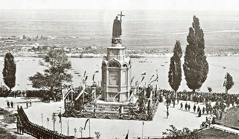 Celebration of the 900th Anniversary of the Baptism of Rus at St Volodymyr Hill in Kyiv, 1888. - фото 118427