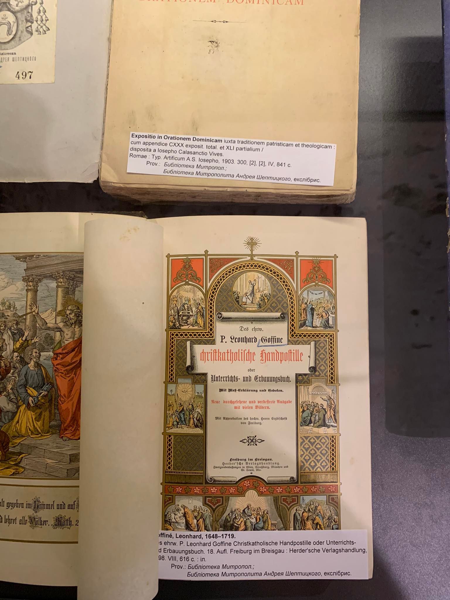 Анонс: У Львові експонують книги з бібліотеки Митрополита Андрея Шептицького - фото 118599