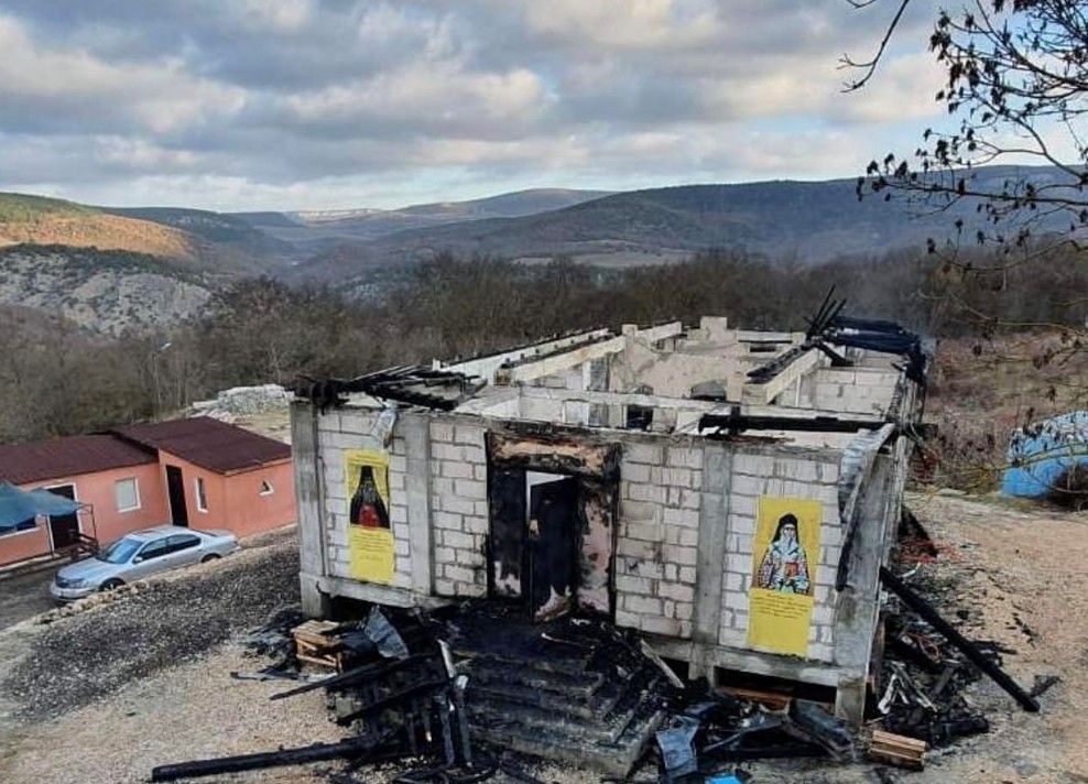 Спалений у Криму в 2016 р. недобудований храм УПЦ МП - фото 122513