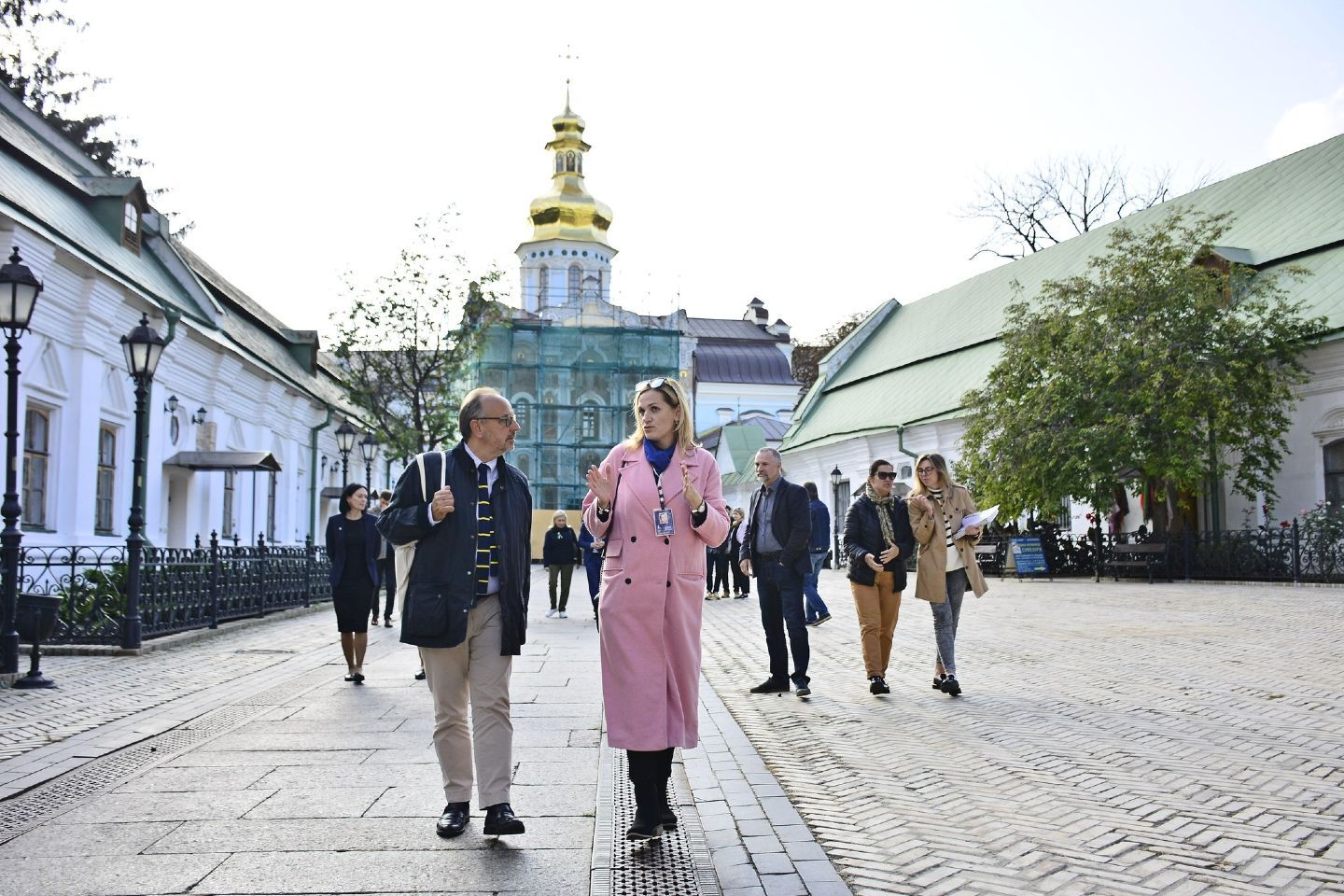 Discussion held at Kyiv-Pechersk Lavra with International Alliance on protection of sites from Russian shelling - фото 122564