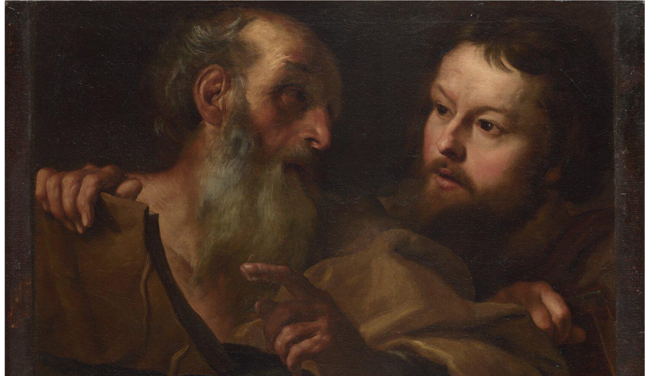 Святі Андрій і Тома. Картина Джованні Лоренцо Берніні - фото 125823