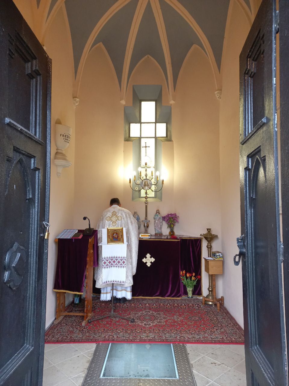 Літургія в каплиці-усипальниці родини Шептицьких