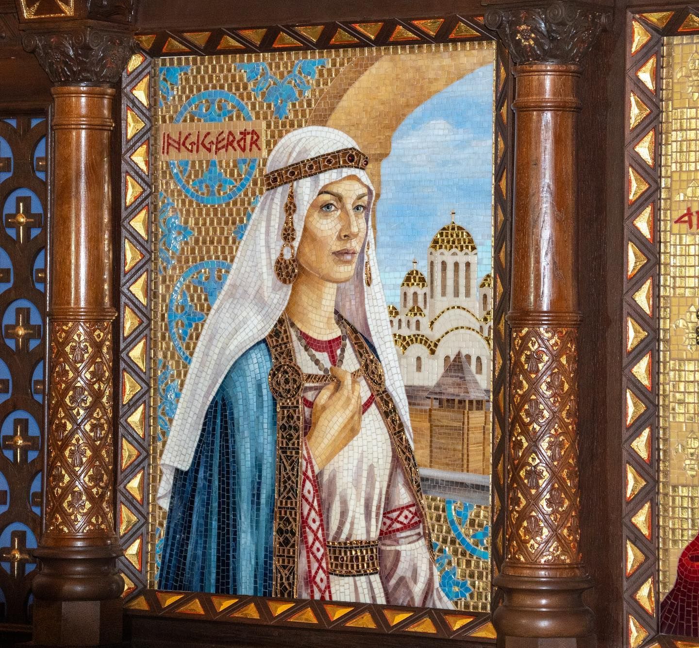 У Софійському соборі презентували мозаїку із зображенням Володимира Великого - фото 130218
