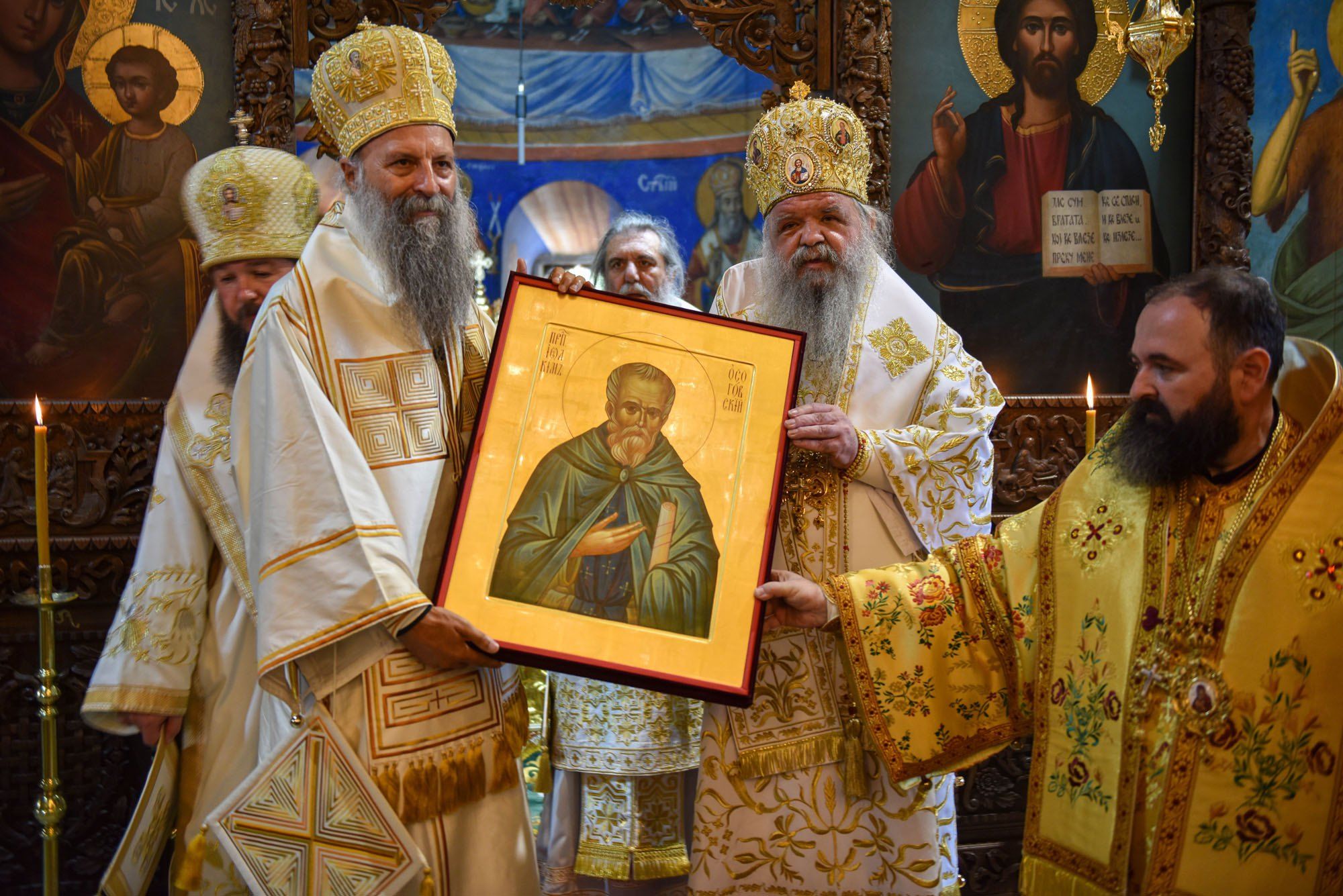 Сербський патріарх Порфирій та архієпископ Охридський Стефан. 29 серпня 2023 р. - фото 130649