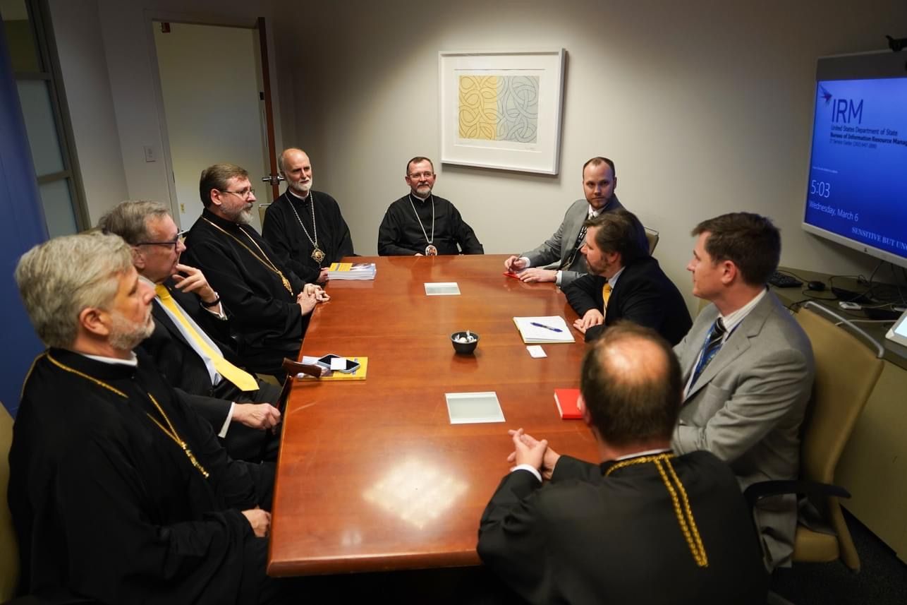Глава УГКЦ з єпископами провів у Сенаті, Конгресі та Держдепі США зустрічі щодо підтримки України - фото 130945