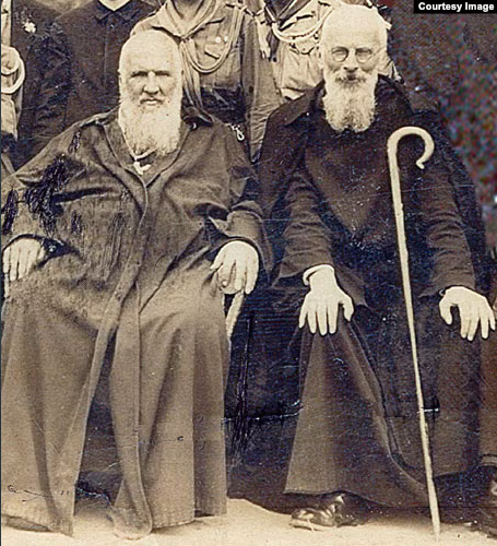Митрополит УГКЦ Андрей (ліворуч) і архимандрит УГКЦ Климентій Шептицький - фото 133457