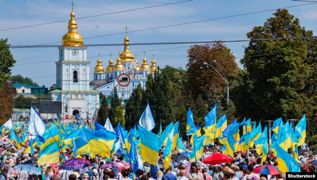 Під час відзначення 1030-річчя хрещення України-Русі під гаслом «За єдину помісну церкву». Київ, 28 липня 2018 року - фото 140409