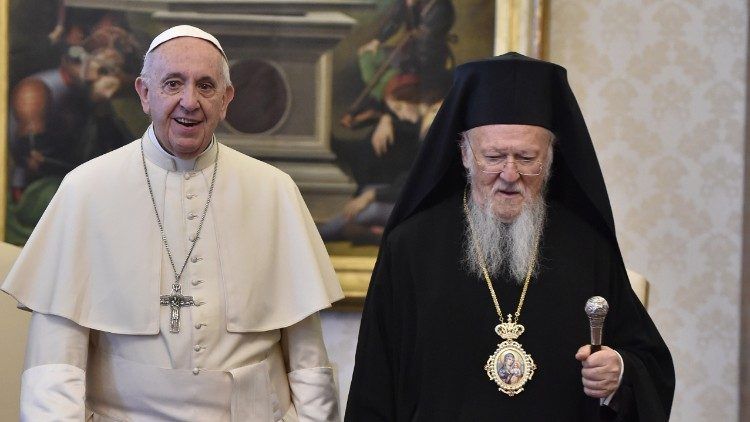Папа Римський Франциск та Патріарх Варфоломій - 146837 Папа Римський Франциск та Патріарх Варфоломій - фото 146837