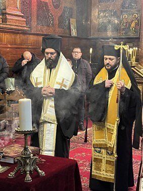 Співслужіння Митрополита Австрійського Арсенія та Митрополита Рівненського та Острозького ПЦУ Іларіона у кафедральному соборі Святої Трійці у Відні, 18 січня 2025 року - 147598 Співслужіння Митрополита Австрійського Арсенія та Митрополита Рівненського та Острозького ПЦУ Іларіона у кафедральному соборі Святої Трійці у Відні, 18 січня 2025 року - фото 147598