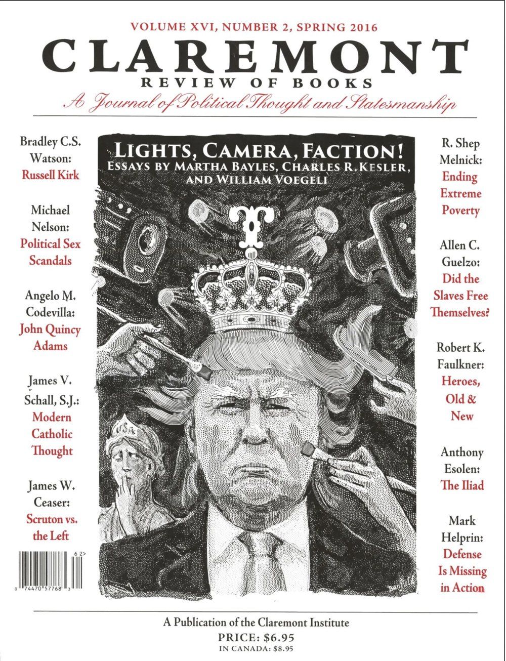 Обкладинка видання Клермонтського інституту в рік першого обрання Трампа президентом. - 148502 Обкладинка видання Клермонтського інституту в рік першого обрання Трампа президентом. - фото 148502