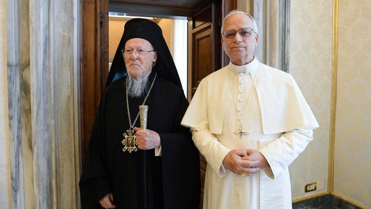 Папа Лев XIV і Патріарх Варфоломій - 152917 Папа Лев XIV і Патріарх Варфоломій - фото 152917
