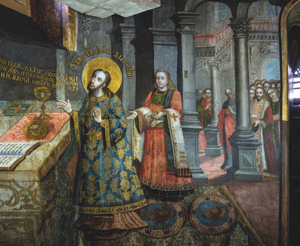Фреска «Золотоуст і Мазепа» - 156322 Фреска «Золотоуст і Мазепа» - фото 156322