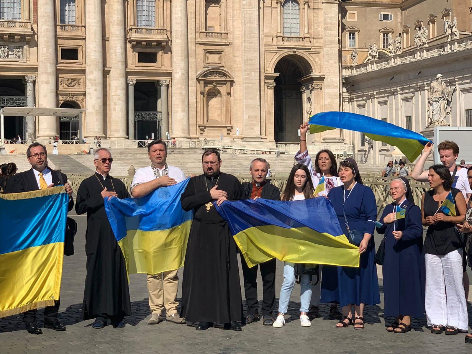 Під собор св. Петра 23 серпня 2025 року - День українського прапора - 157312 Під собор св. Петра 23 серпня 2025 року - День українського прапора - фото 157312