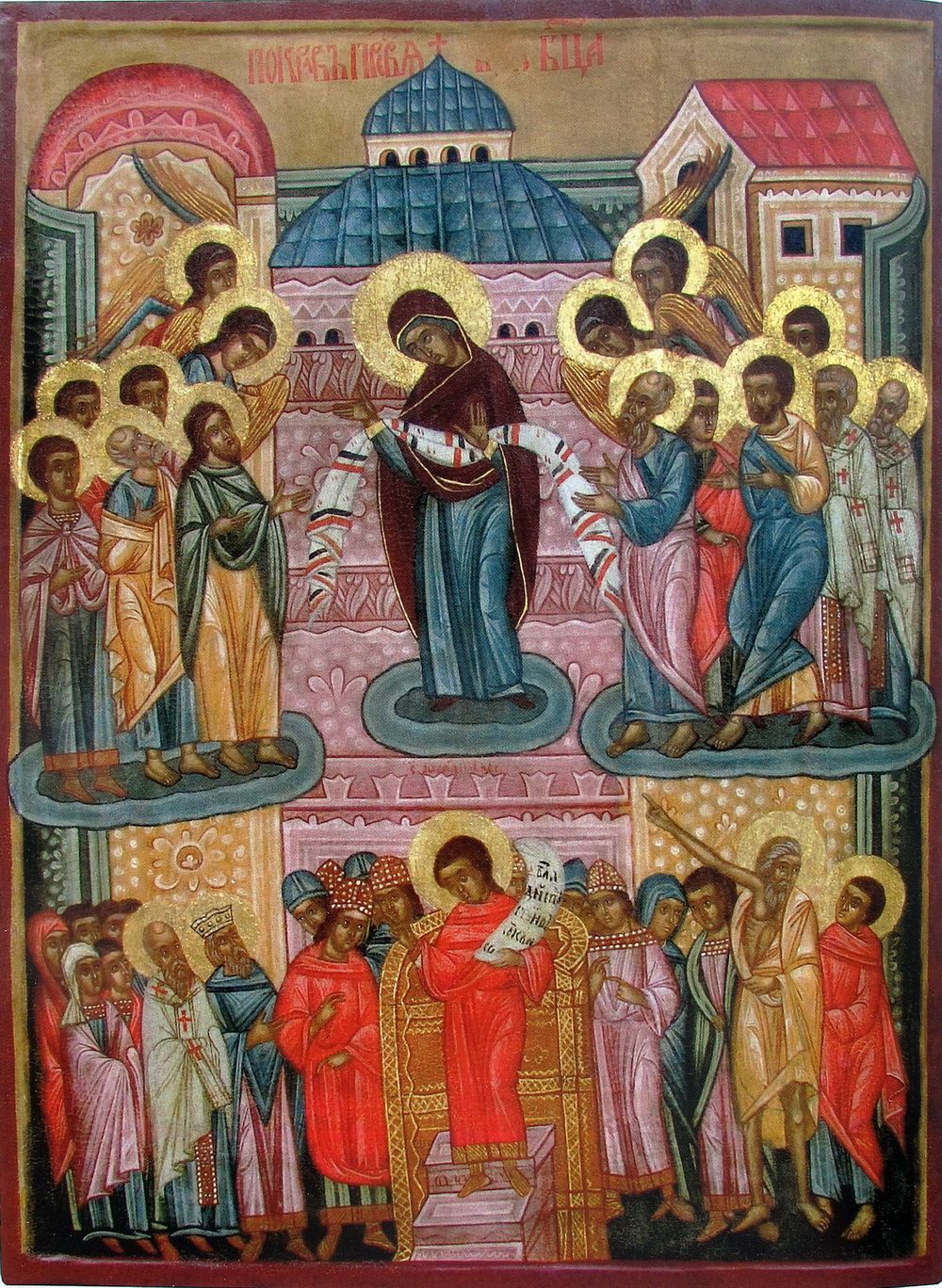 Покров Пресвятої Богородиці. Кін. XV - поч. XVI ст. ц. Святого Дмитра, с. Бінчарова, Польща - фото 158785