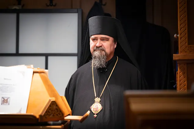 Єпископ Сергій на богослужінні у Валаамському монастирі у 2024 році. - 160126 Єпископ Сергій на богослужінні у Валаамському монастирі у 2024 році. - фото 160126