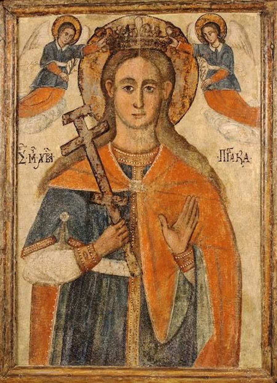 Великомучениця Параскева П'ятниця. I пол. XVII ст. Національний Києво-Печерський історико-культурний заповідник - 160273 Великомучениця Параскева П'ятниця. I пол. XVII ст. Національний Києво-Печерський історико-культурний заповідник - фото 160273
