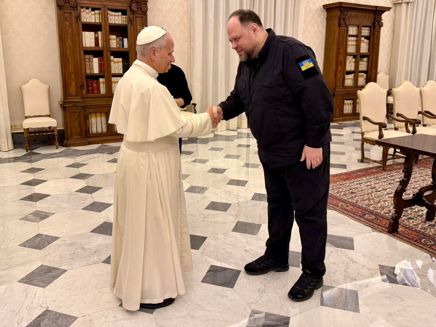 Stefanchuk and Pope discuss repatriation of Ukrainian children deported by Russia - фото 162679