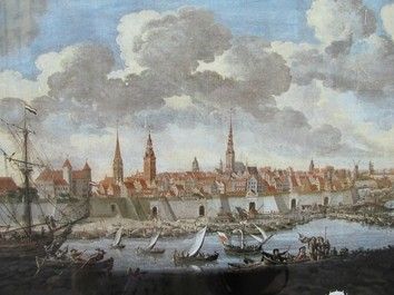Рига, картина XVIII века - 164288 Рига, картина XVIII века - фото 164288