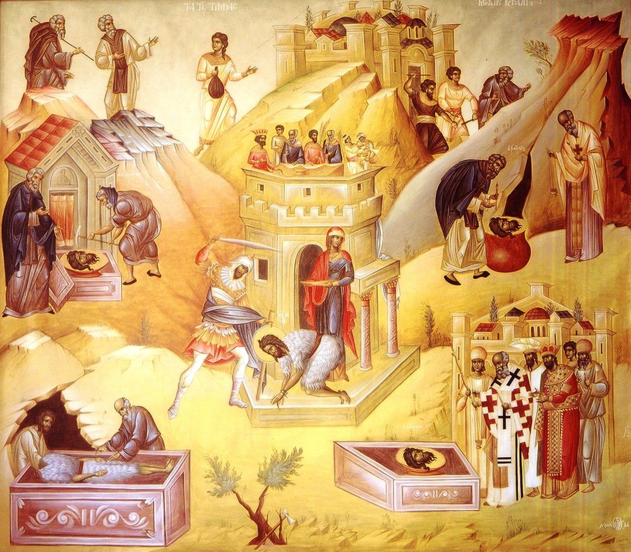 Ікона, на якій зображена вся історія свята - фото 166337