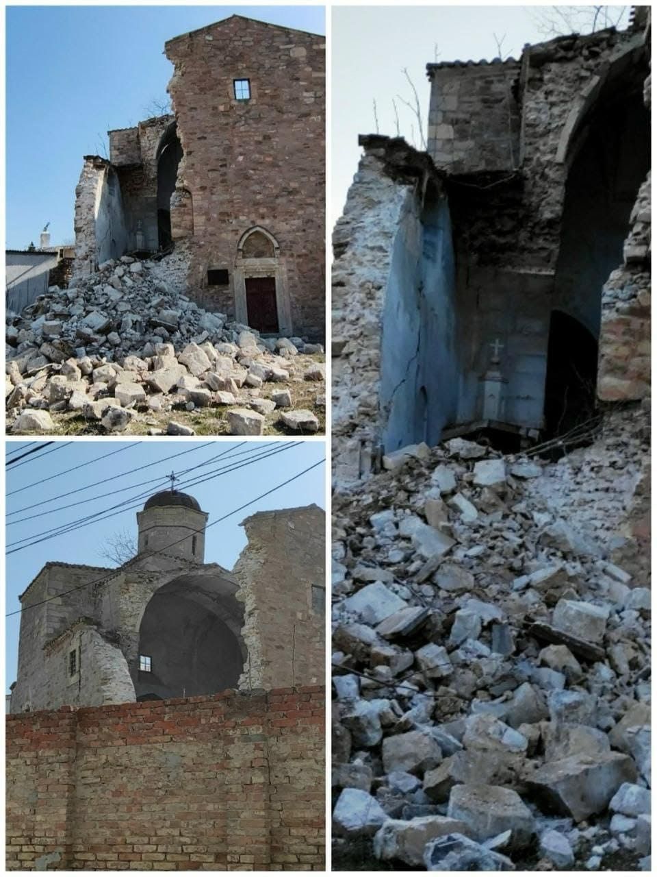 У вірменському храмі в окупованій Феодосії обвалився бічний вівтар - фото 167557