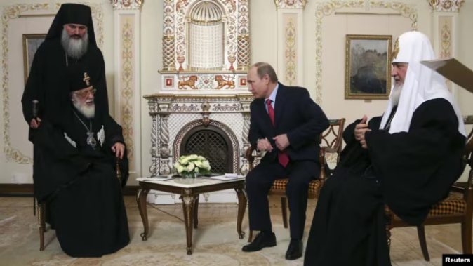 2013 рік. Зустріч із президентом РФ Володимиром Путіним і патріархом Московським Кирилом - фото 167577