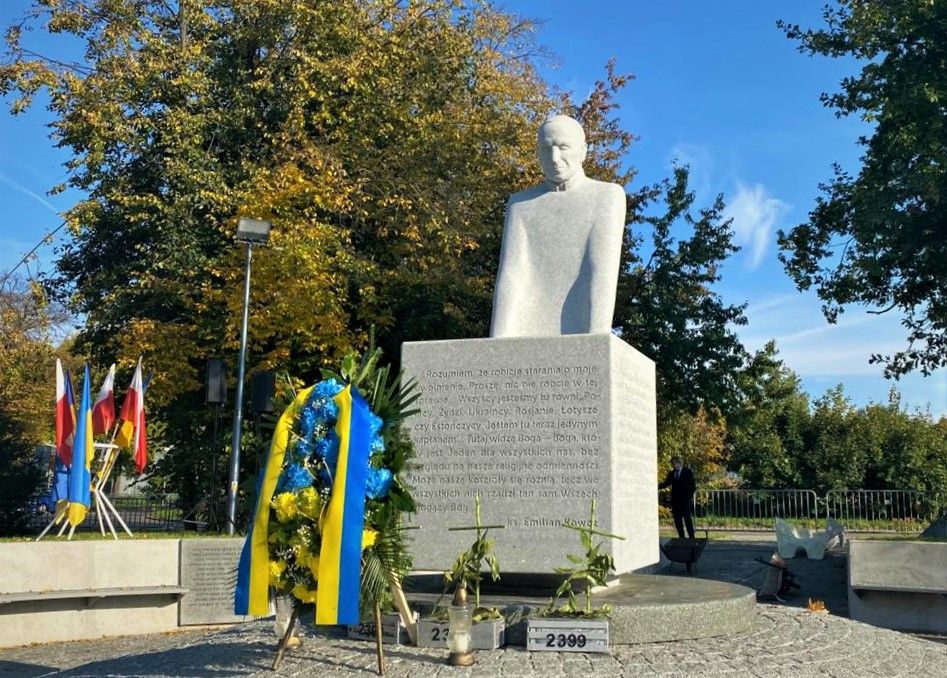 Відкриття пам'ятника о. Омеляну Ковчу в Любліні - фото 167916