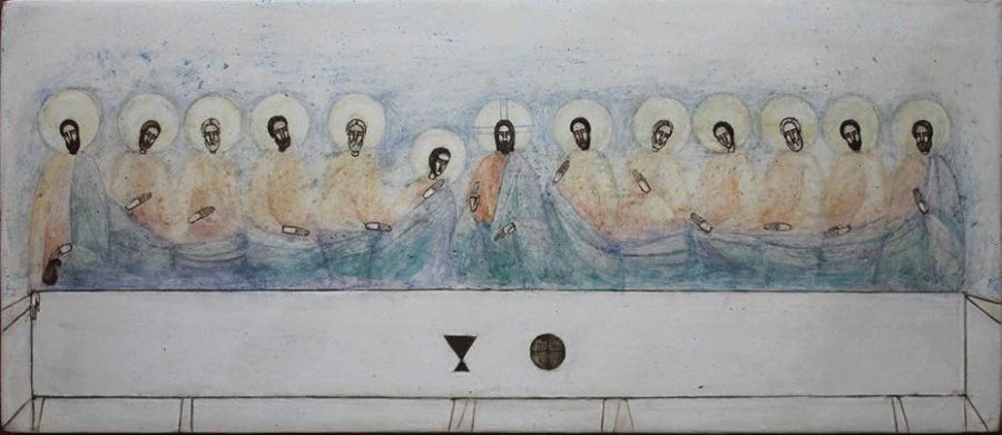 Тайня вечеря. Ікона Наталі Русецької - 168761 Тайня вечеря. Ікона Наталі Русецької - фото 168761