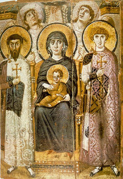Ікона VI століття з монастиря святої Катерини на Синаю - фото 169533