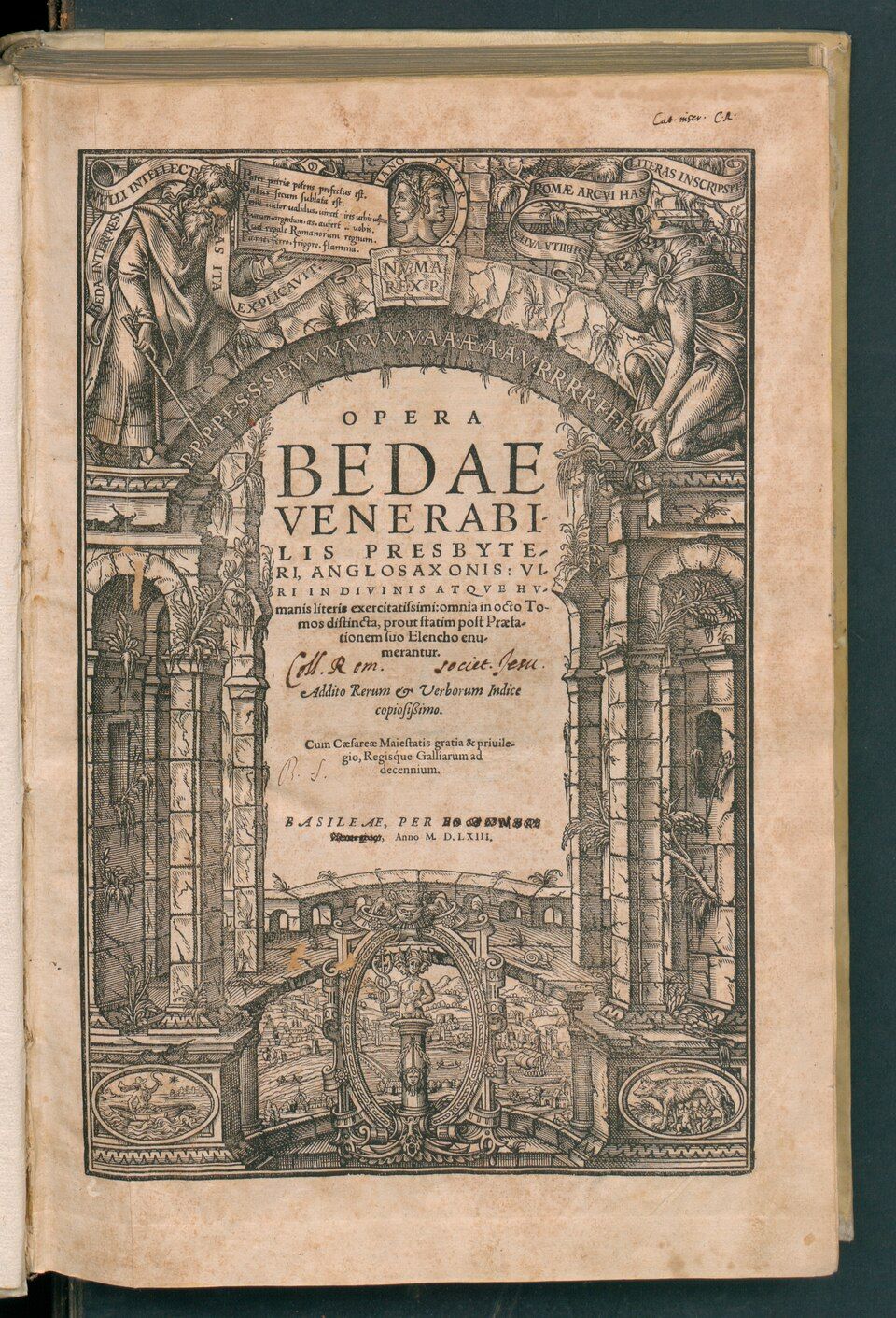 Opera Bedae Venerabilis, 1563 - 171012 Opera Bedae Venerabilis, 1563 - фото 171012