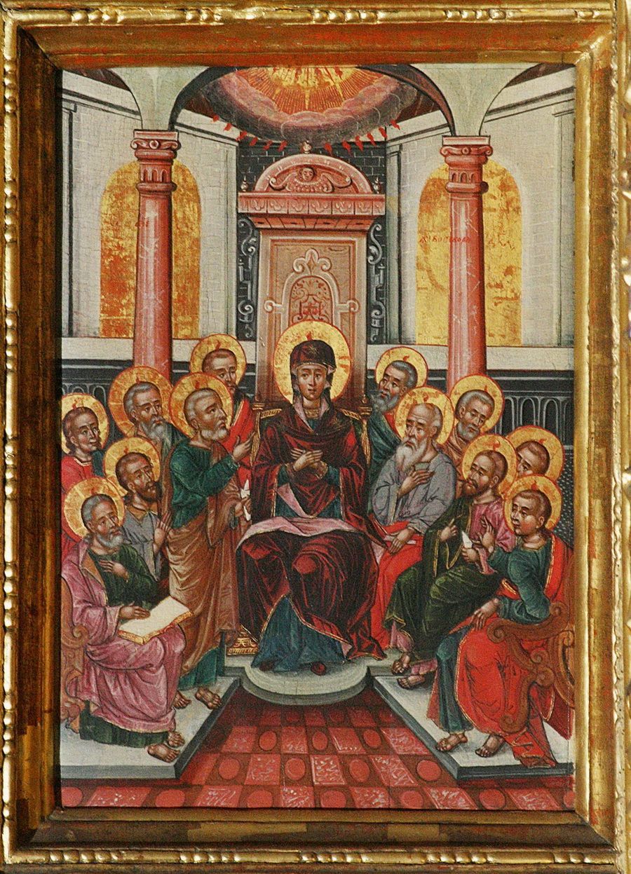 Зішестя Святого Духа. Львівська школа. I пол. XVII ст. ц. Святої Параскеви, м. Львів - 171324 Зішестя Святого Духа. Львівська школа. I пол. XVII ст. ц. Святої Параскеви, м. Львів - фото 171324