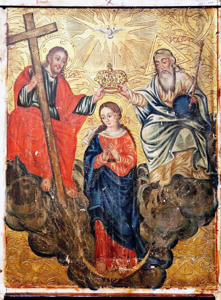 Коронування Діви Марії. Михайло Руткович. 1724 р. Замок-музей у Ланьцуті, Польща  - фото 171333