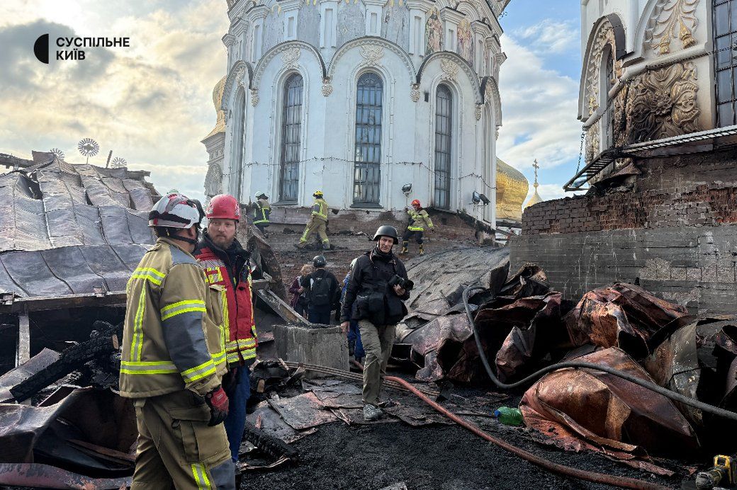 Пошкоджений Успенський собор внаслідок російської атаки в ніч на 15 червня 2026.  - фото 172025