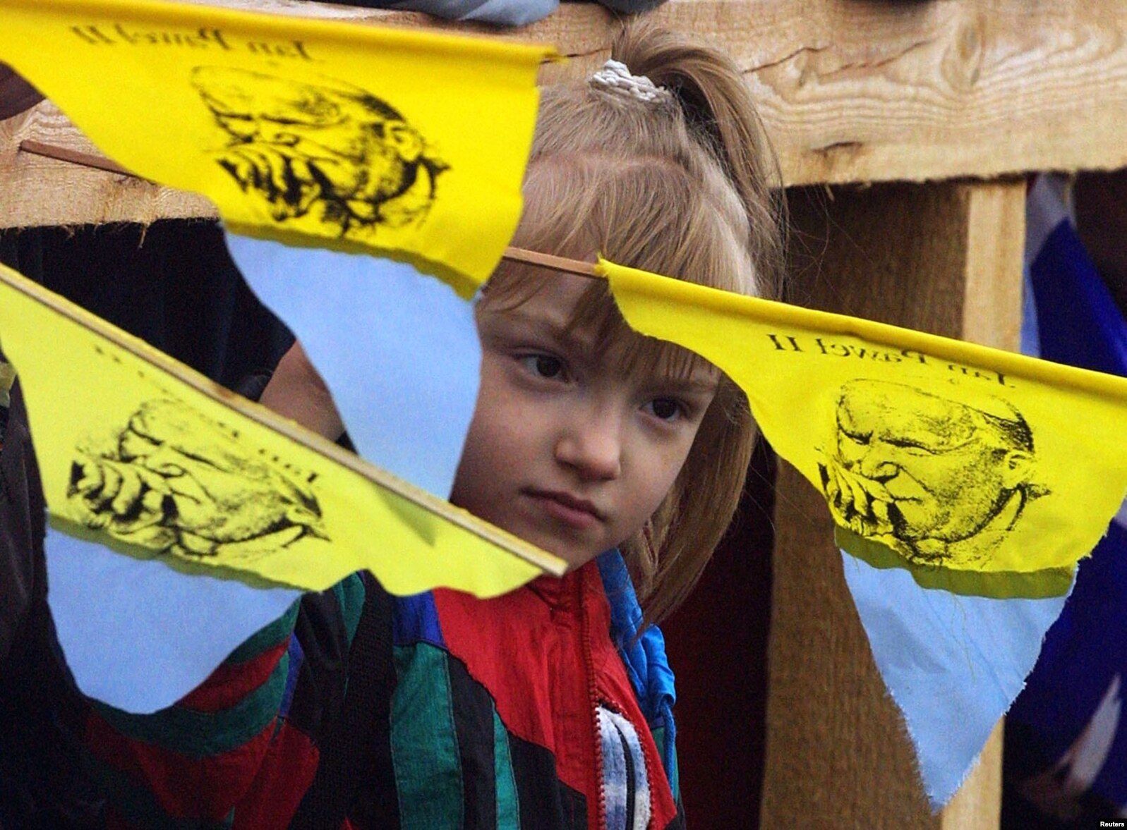 Під час візиту папи Римського Івана Павла Другого до України. Київ, 24 червня 2001 року - фото 172584