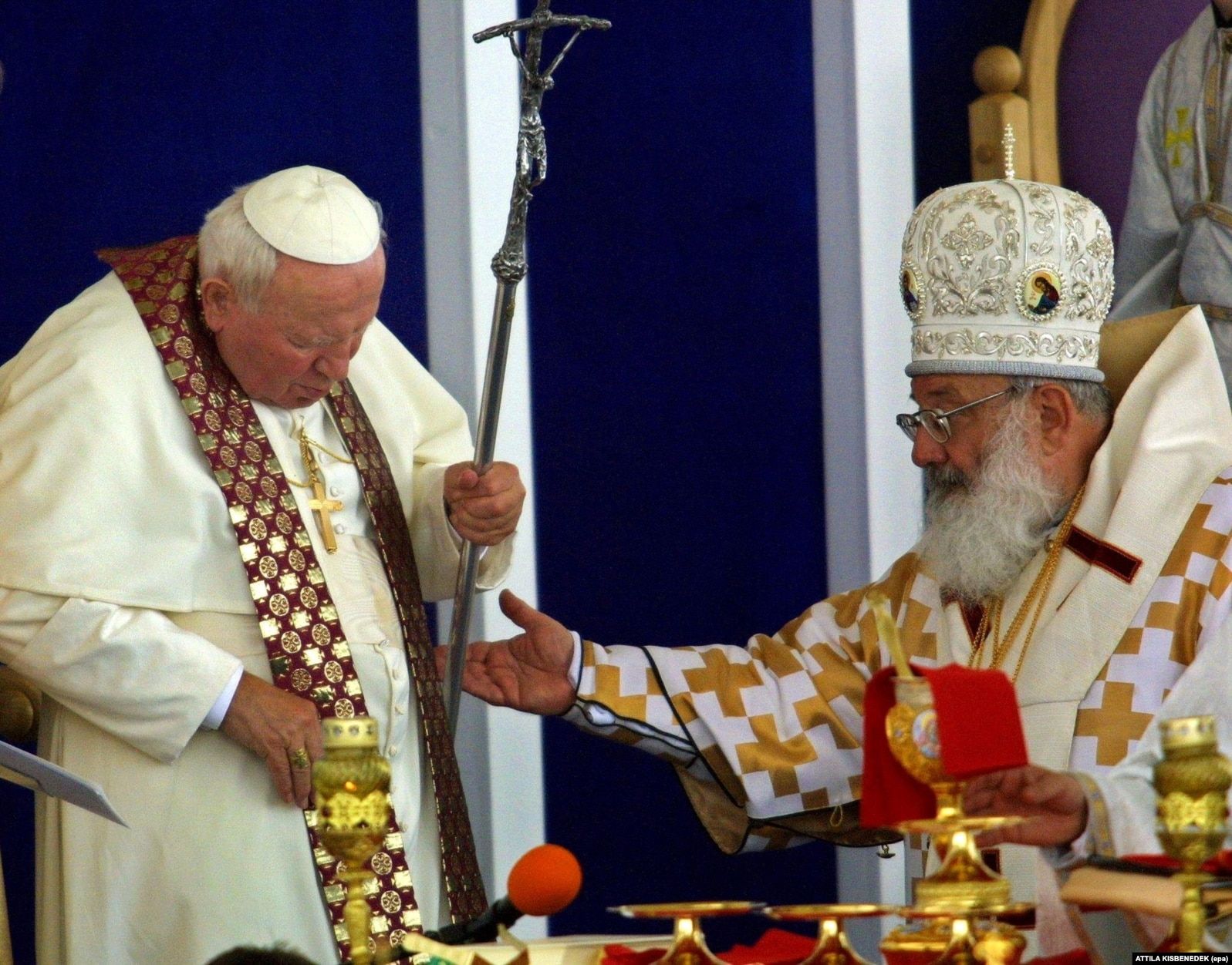 Папа Римський Іван Павло II і глава УГКЦ Любомир Гузар - фото 172588