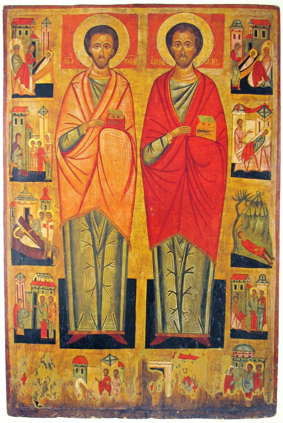 Безсрібники і чудотворці Косма і Даміан. Бл. 1470 р. Національний музей ім. Андрея Шептицького у Львові - фото 172811